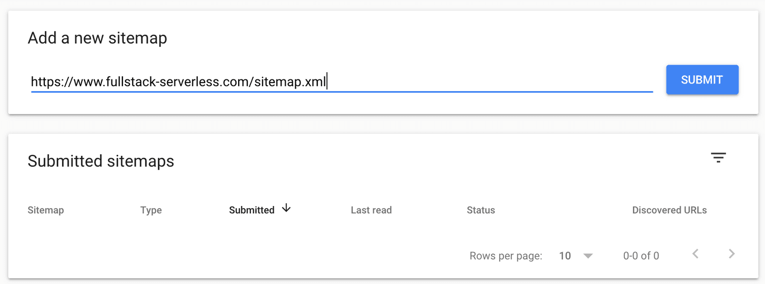 Google search console error calling get 404