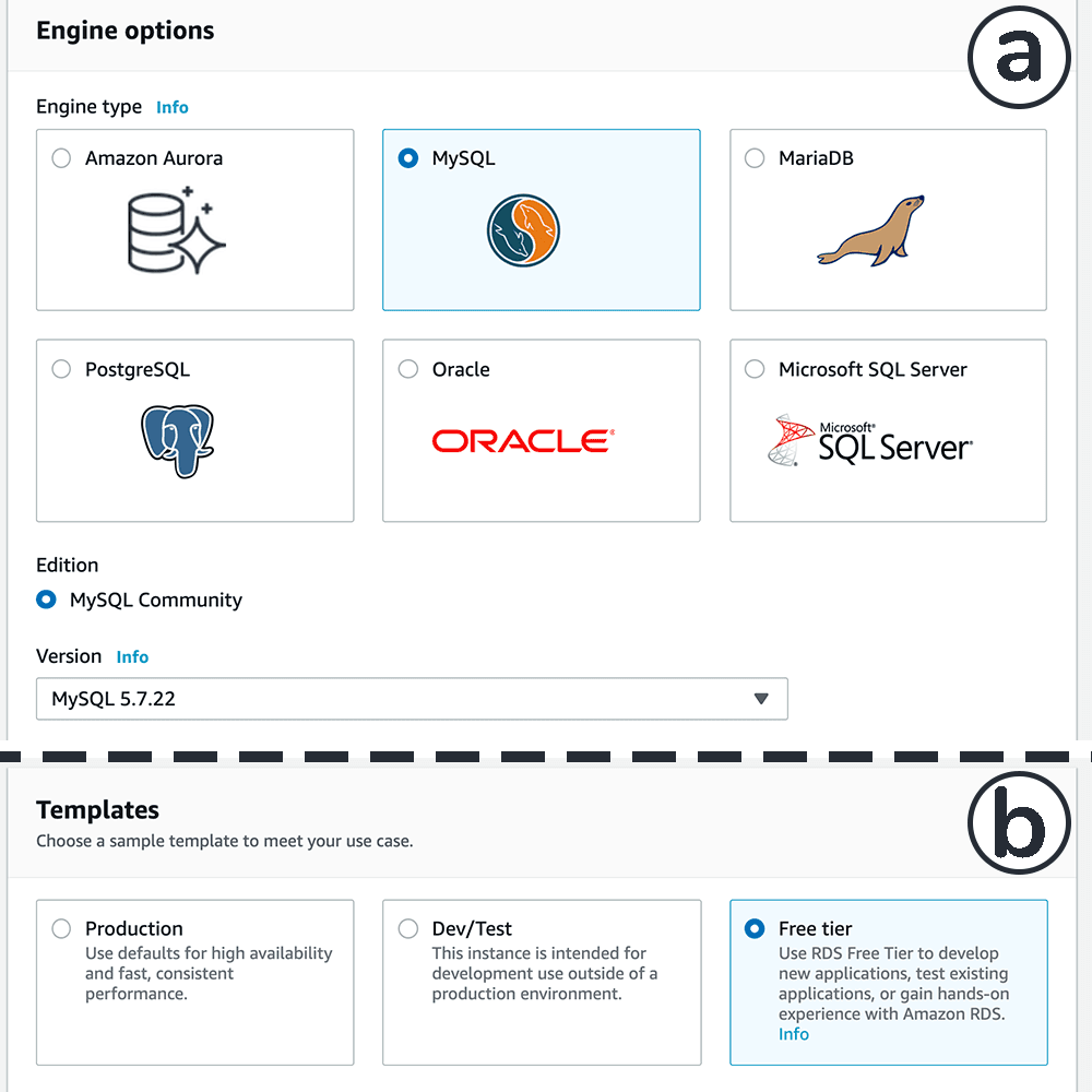 Create a MySQL Database.