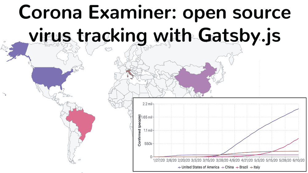 Corona Examiner- open source virus tracking with Gatsby.js