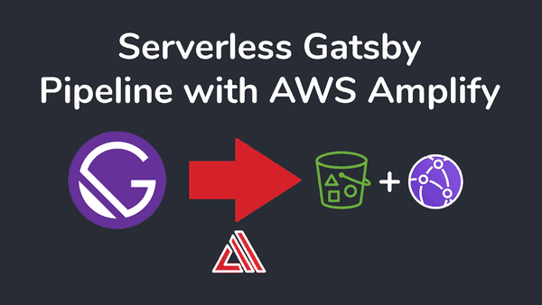 Serverless Gatsby Pipeline with AWS Amplify